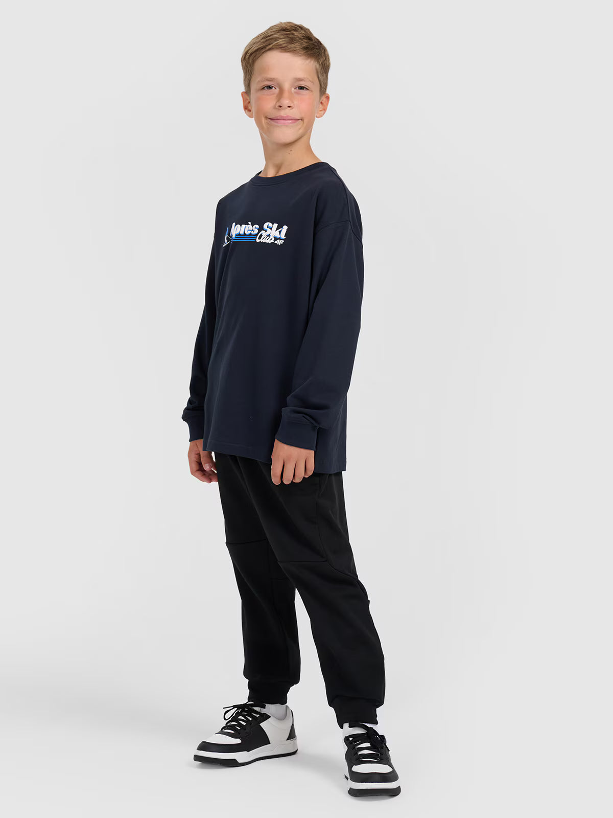 Longsleeve regular z nadrukiem chłopięcy