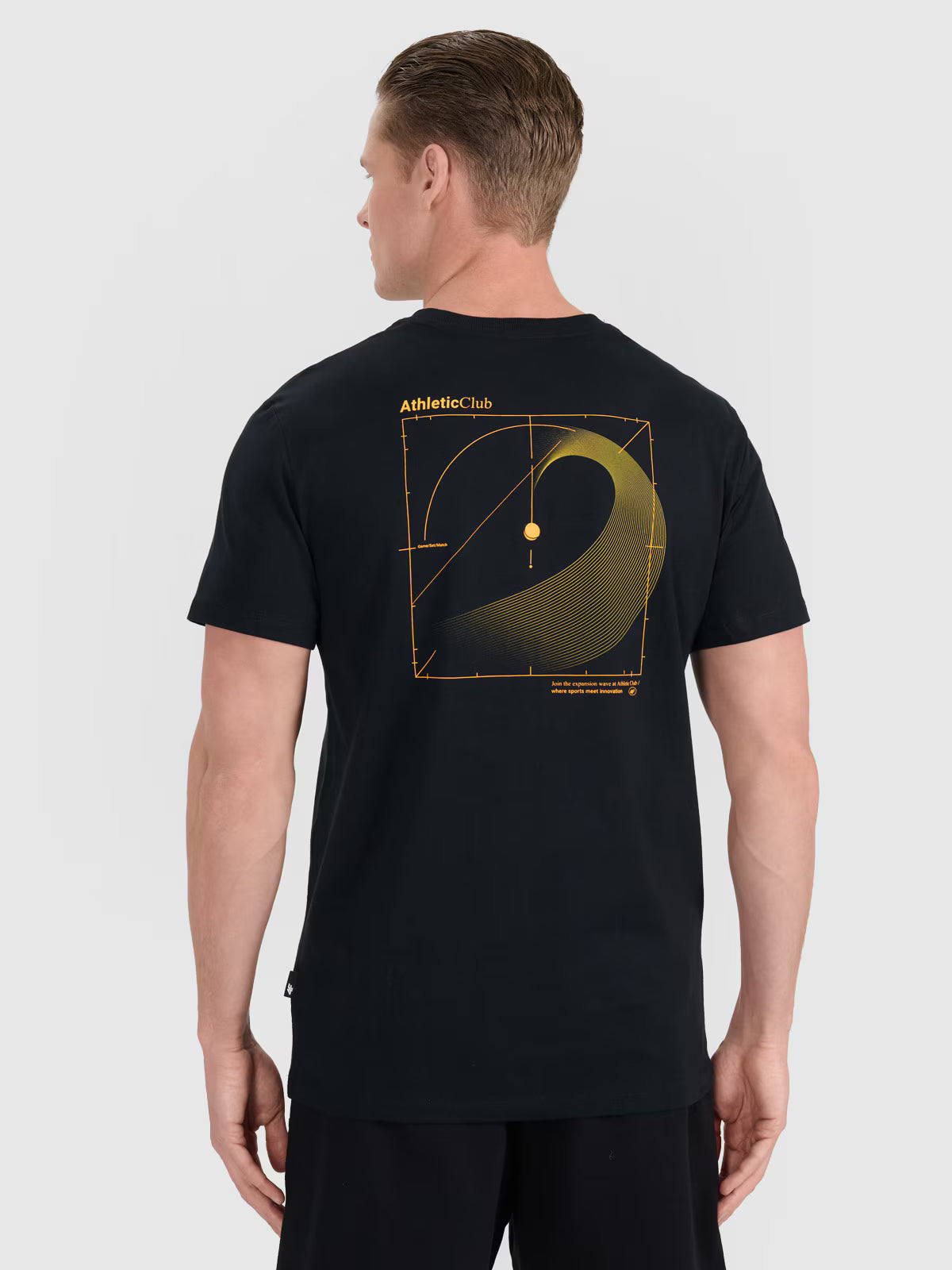T-shirt regular z nadrukiem męski