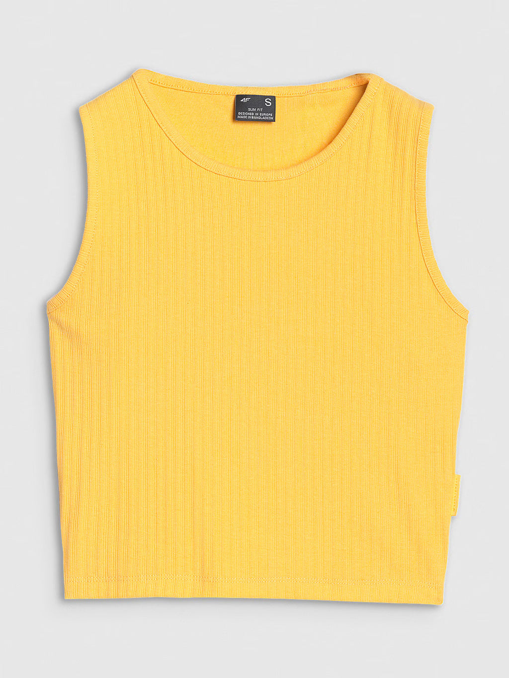 Crop top dzianinowy damski