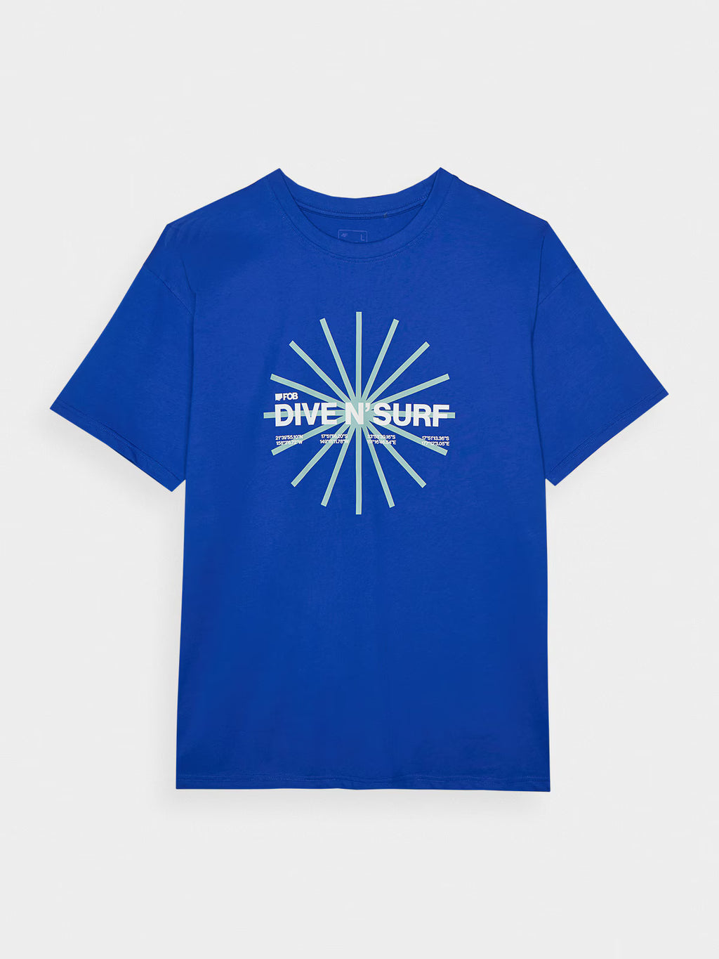 T-shirt regular z nadrukiem męski