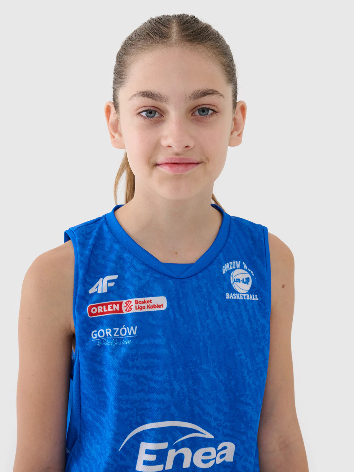 Koszulka meczowa replika domowa z sezonu 2024/25 dziecięca 4F x Enea AZS AJP Gorzów Wielkopolski