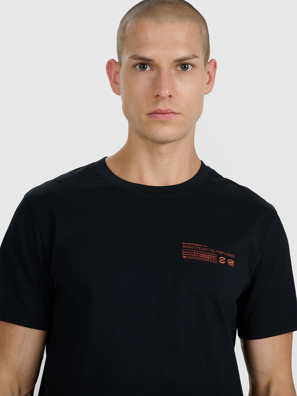 T-shirt regular z nadrukiem męski