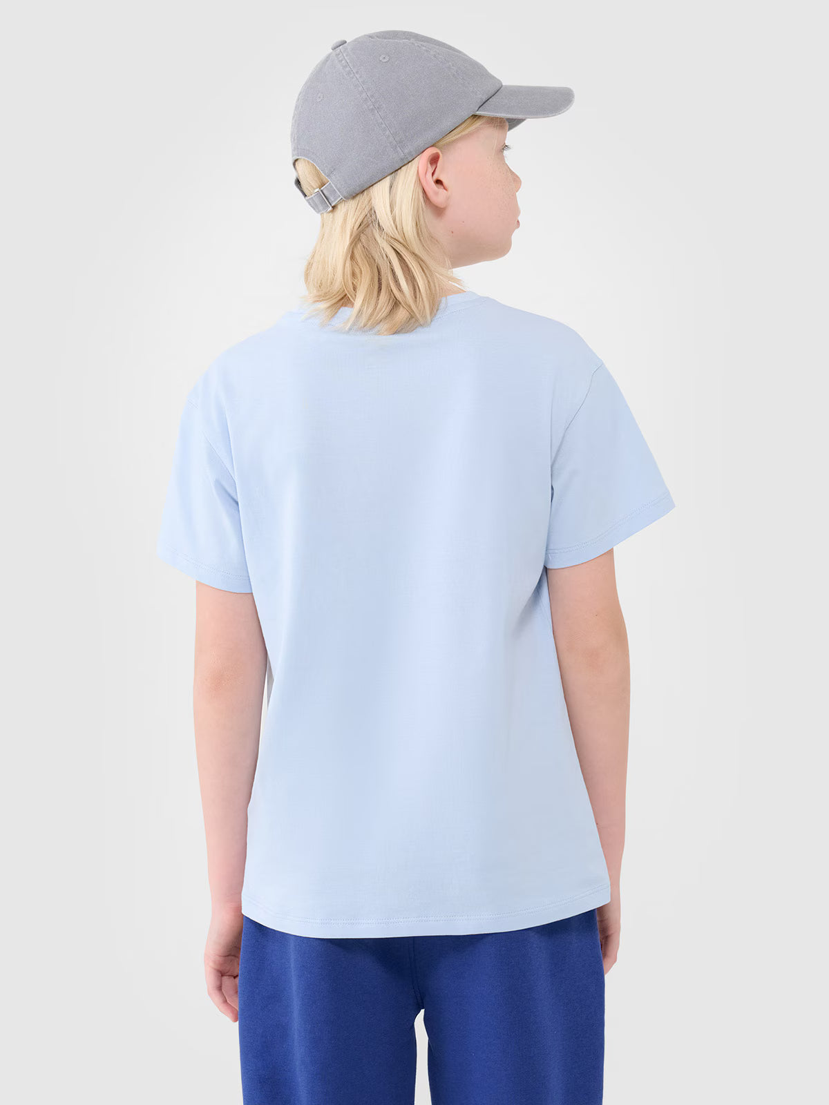 T-shirt oversize gładki chłopięcy