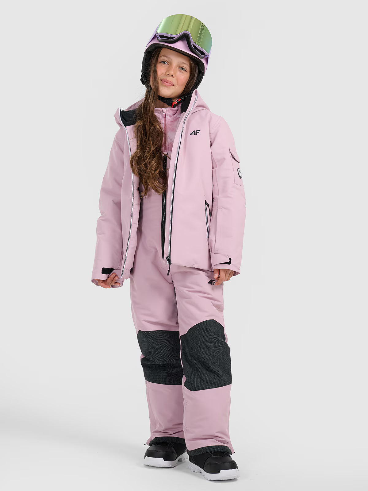 Kurtka snowboardowa membrana 8000 dziewczęca