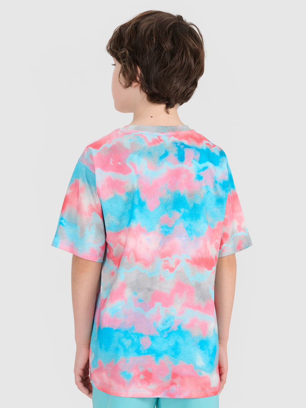 T-shirt oversize z nadrukiem chłopięcy