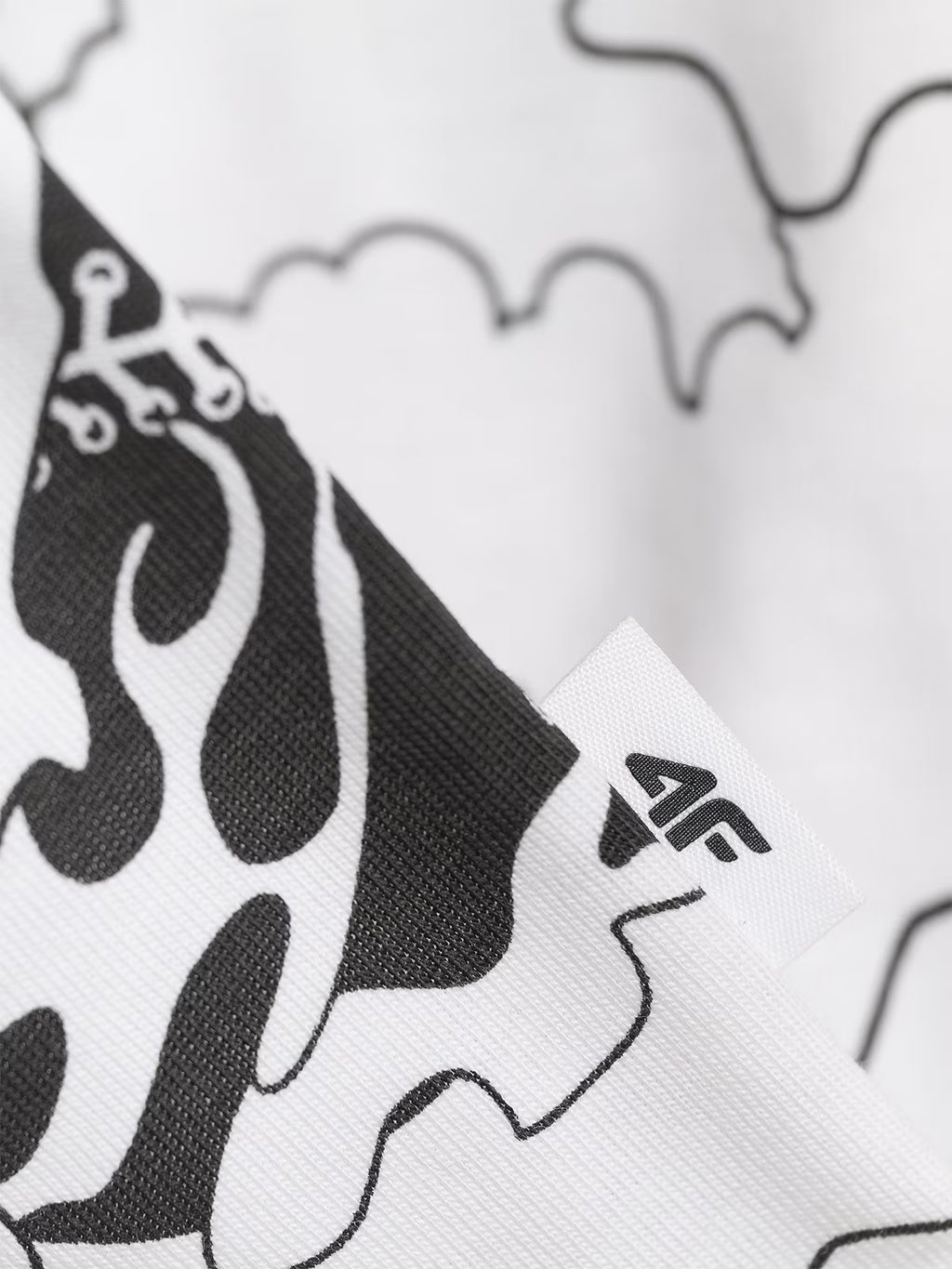 T-shirt oversize z nadrukiem dziewczęcy