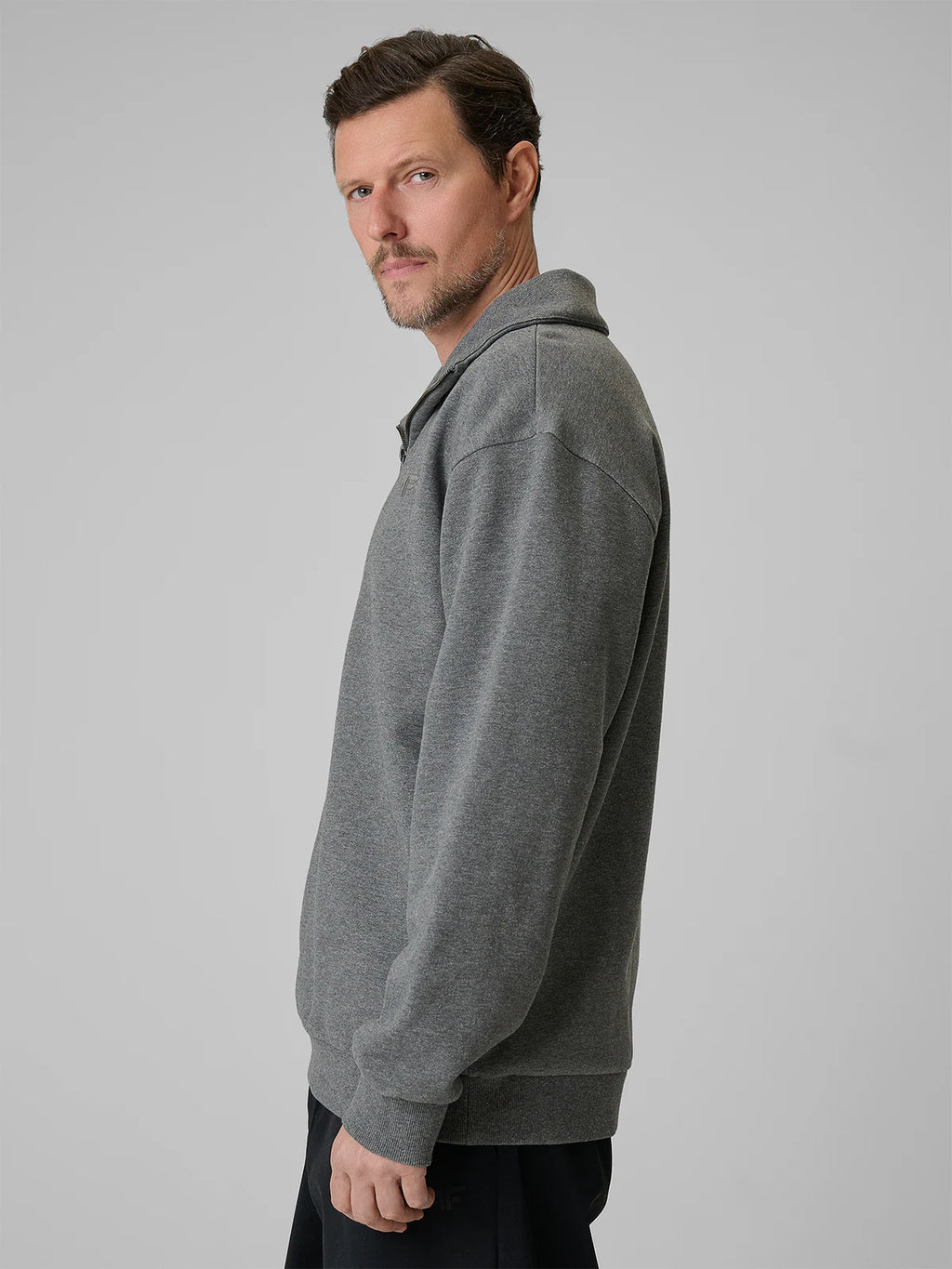 Bluza dresowa regular bez kaptura męska
