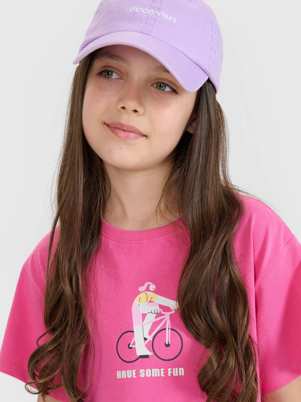 T-shirt regular z nadrukiem dziewczęcy