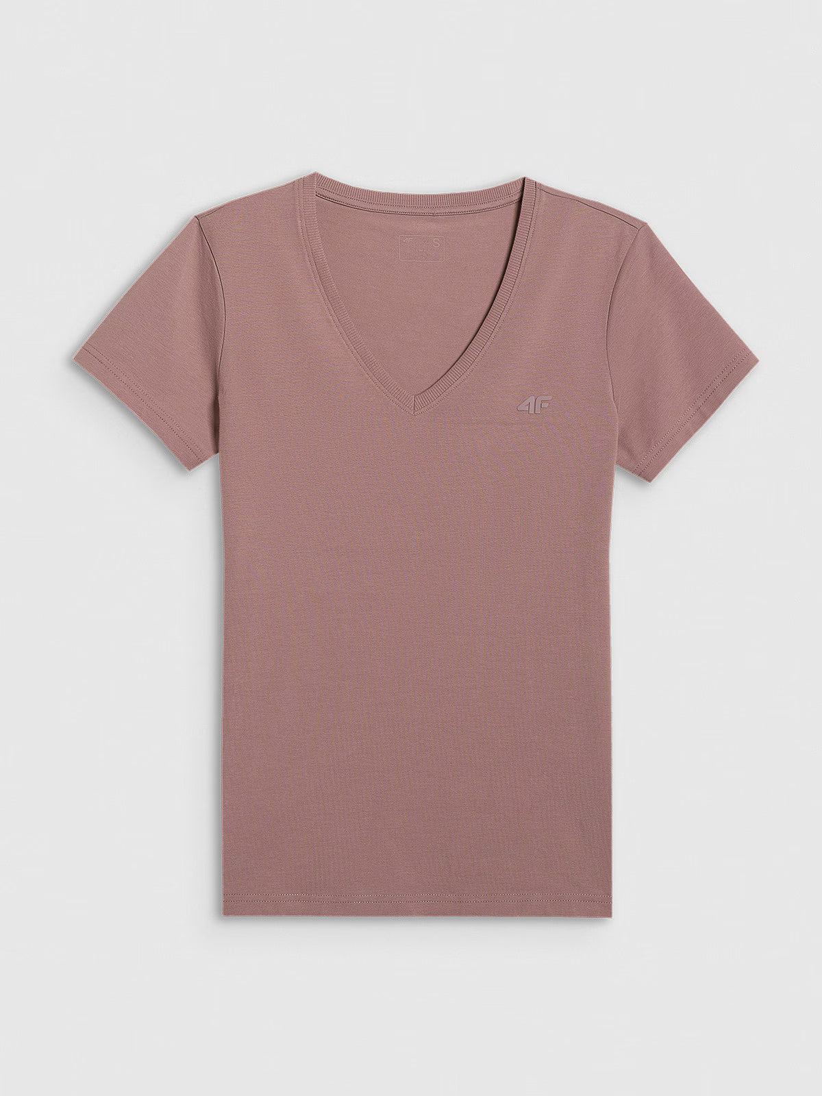 T-shirt slim gładki damski