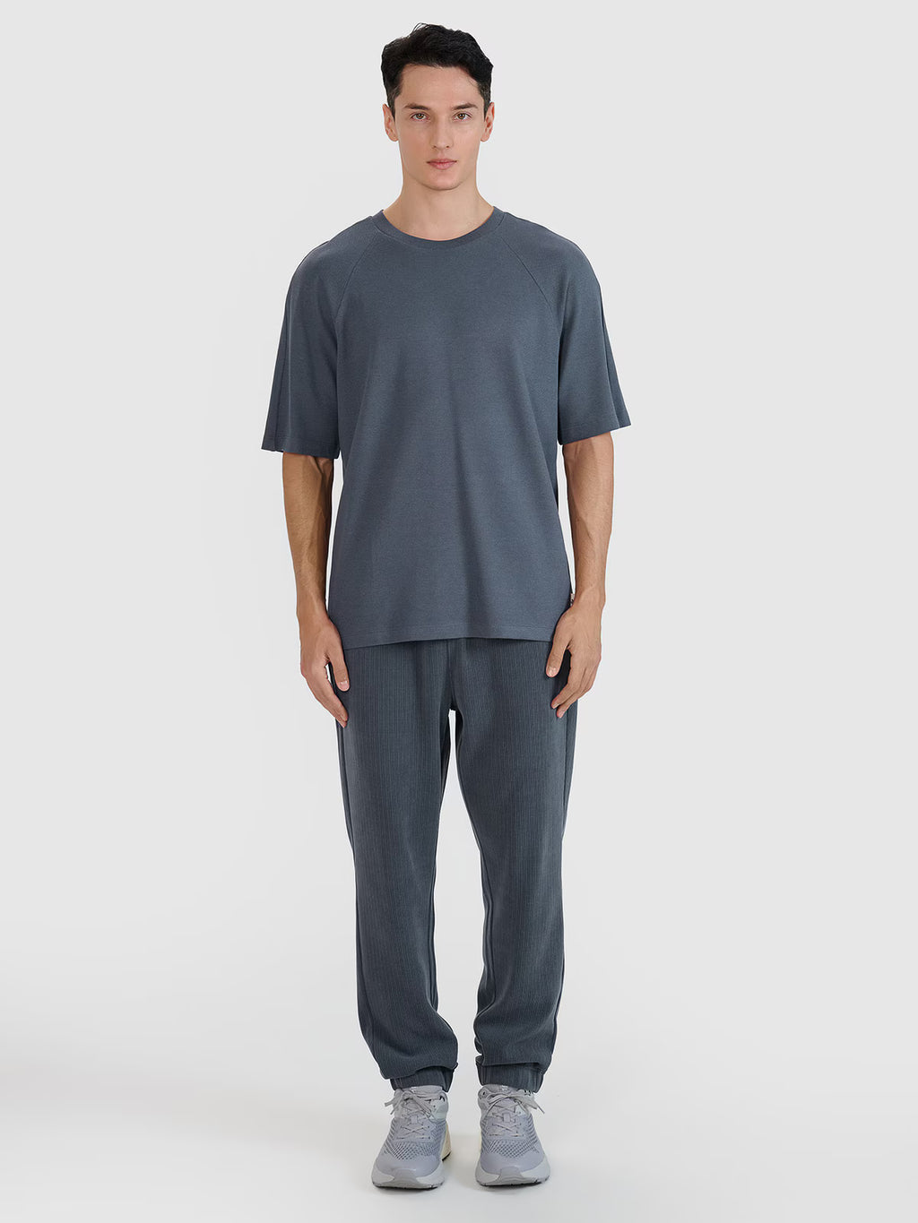 T-shirt oversize z modalem męski