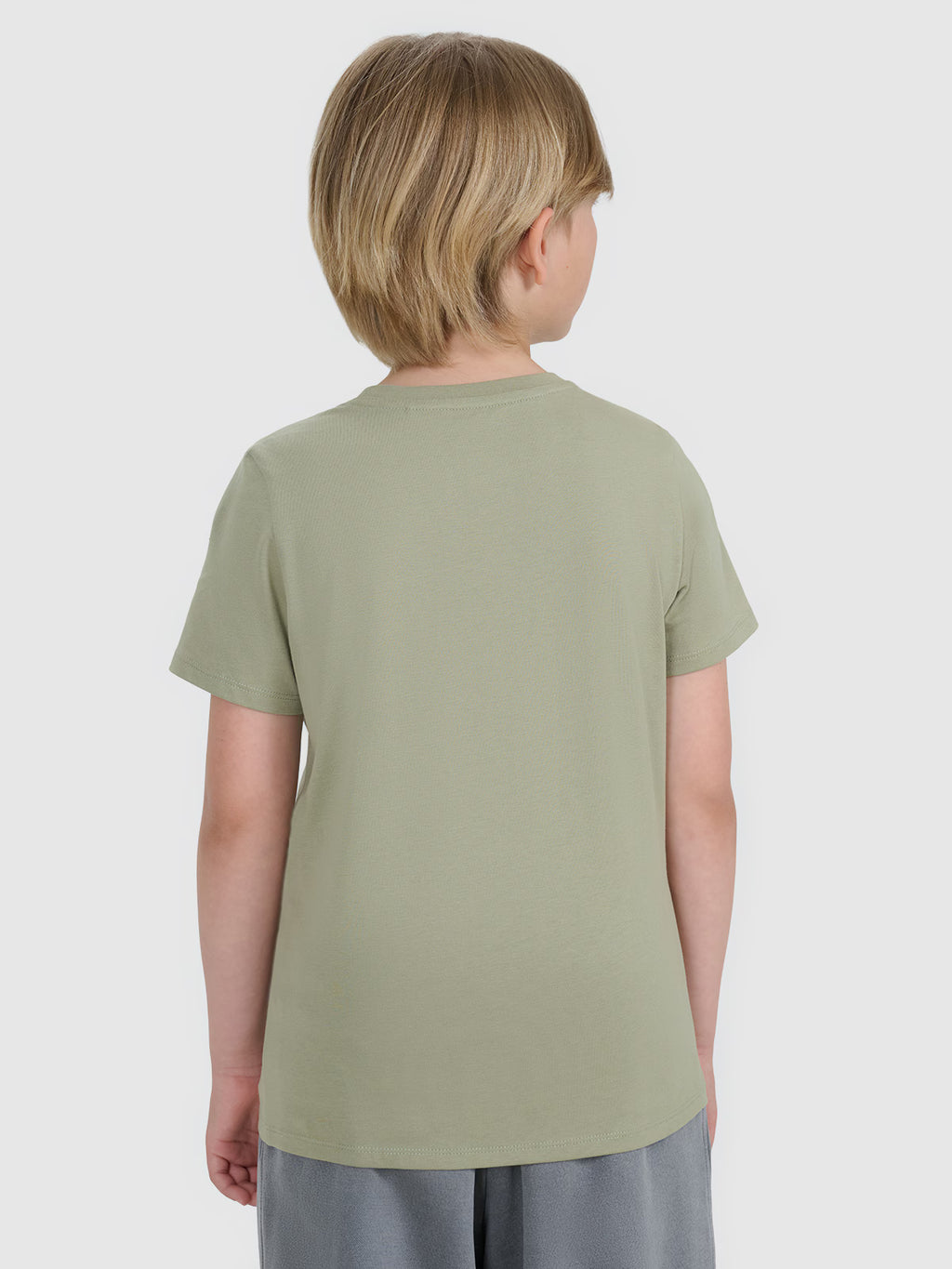 T-shirt regular gładki chłopięcy