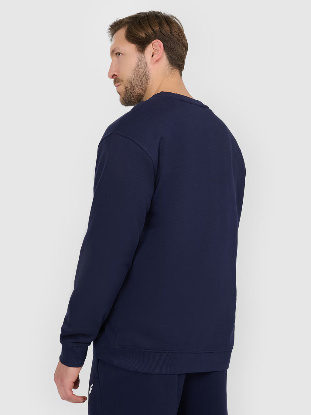 Bluza dresowa nierozpinana bez kaptura męska