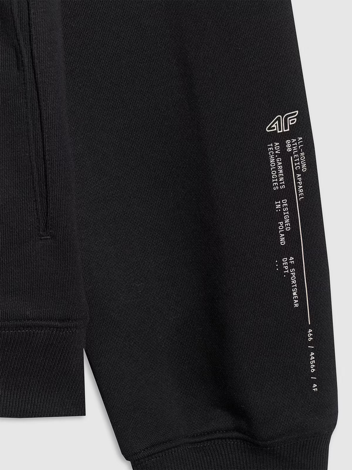 Bluza dresowa rozpinana z kapturem męska