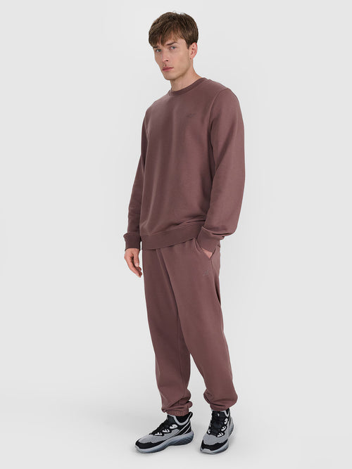 Bluza dresowa nierozpinana bez kaptura męska