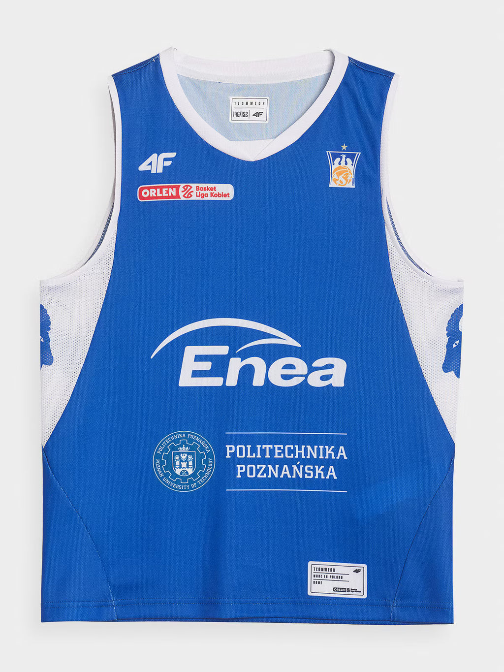 Koszulka meczowa replika wyjazdowa z sezonu 2024/25 dziecięca 4F x Enea AZS Politechnika Poznań