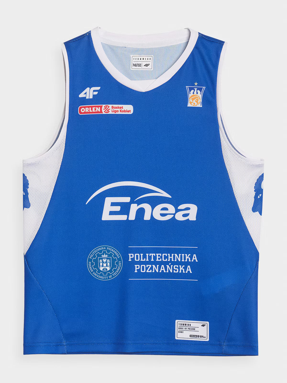 Koszulka meczowa replika wyjazdowa z sezonu 2024/25 dziecięca 4F x Enea AZS Politechnika Poznań