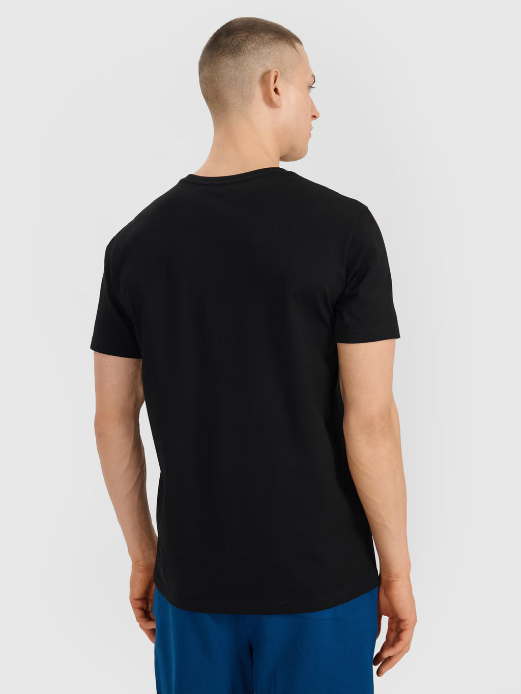 T-shirt regular z nadrukiem męski