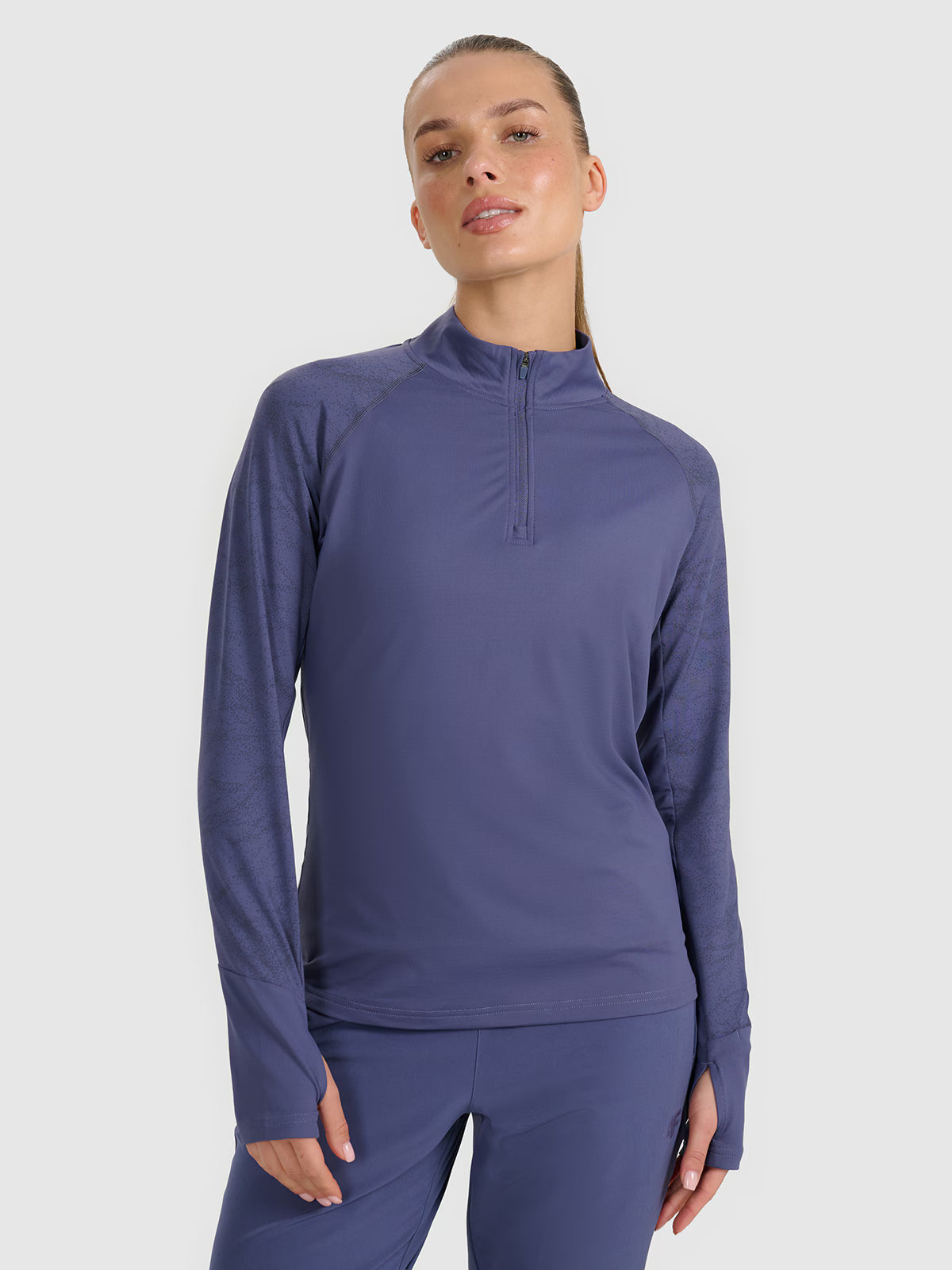 Bluza do biegania regular szybkoschnąca damska