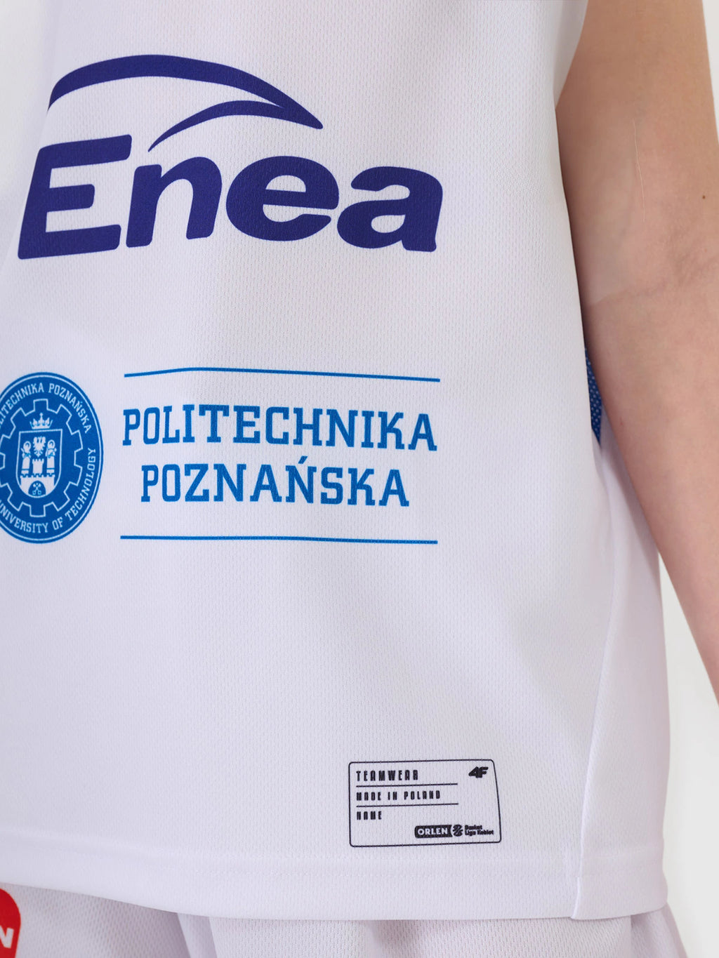 Koszulka meczowa replika wyjazdowa z sezonu 2024/25 dziecięca 4F x Enea AZS Politechnika Poznań