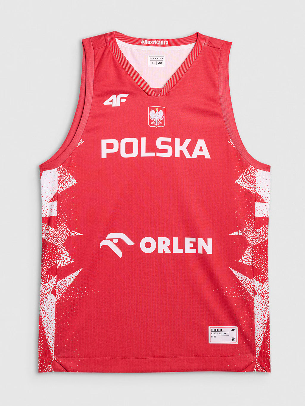 Koszulka reprezentacyjna z możliwością personalizacji męska 4F x PZKOSZ