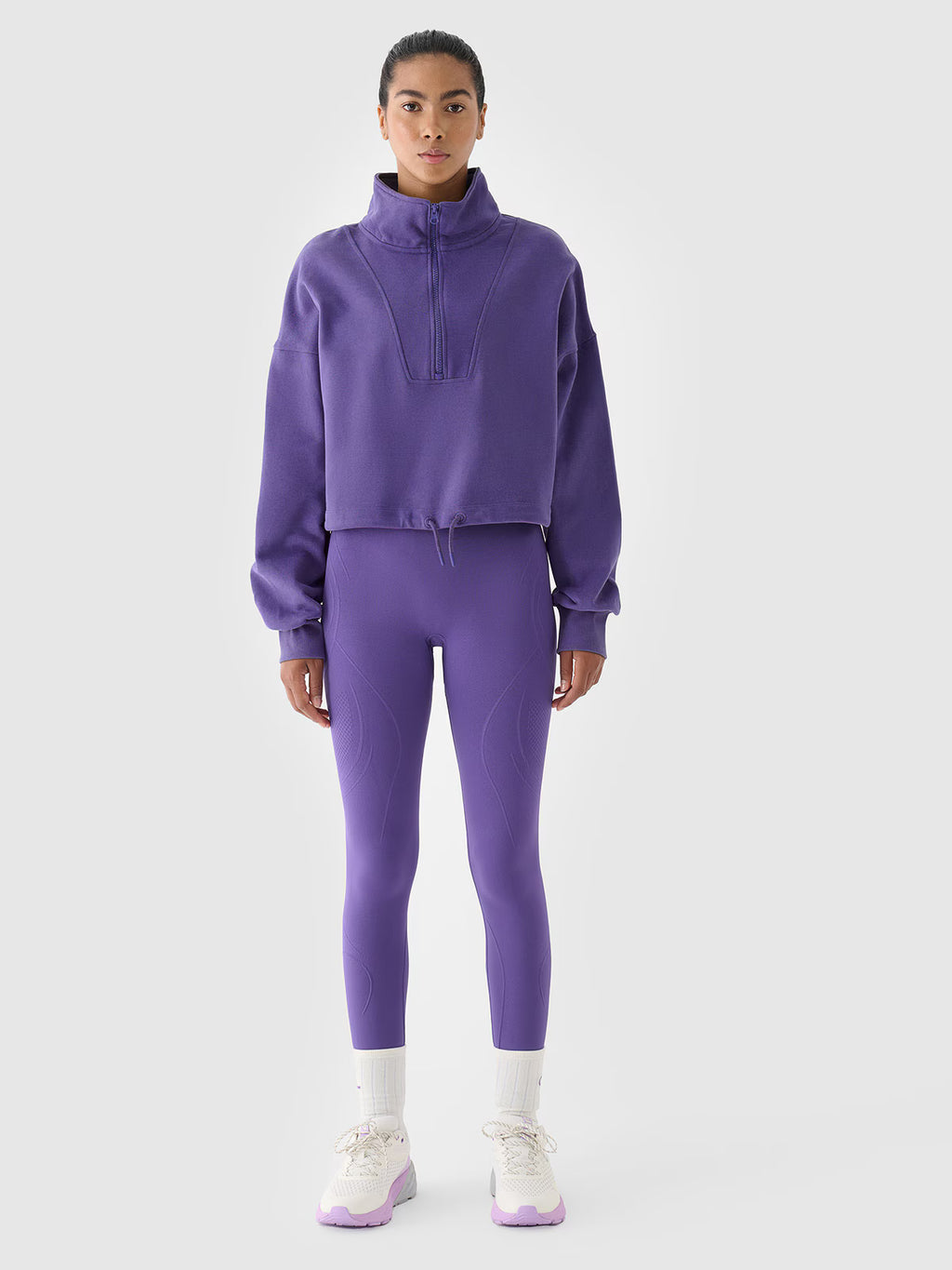 Bluza dresowa bez kaptura damska 4F x Anna Lewandowska