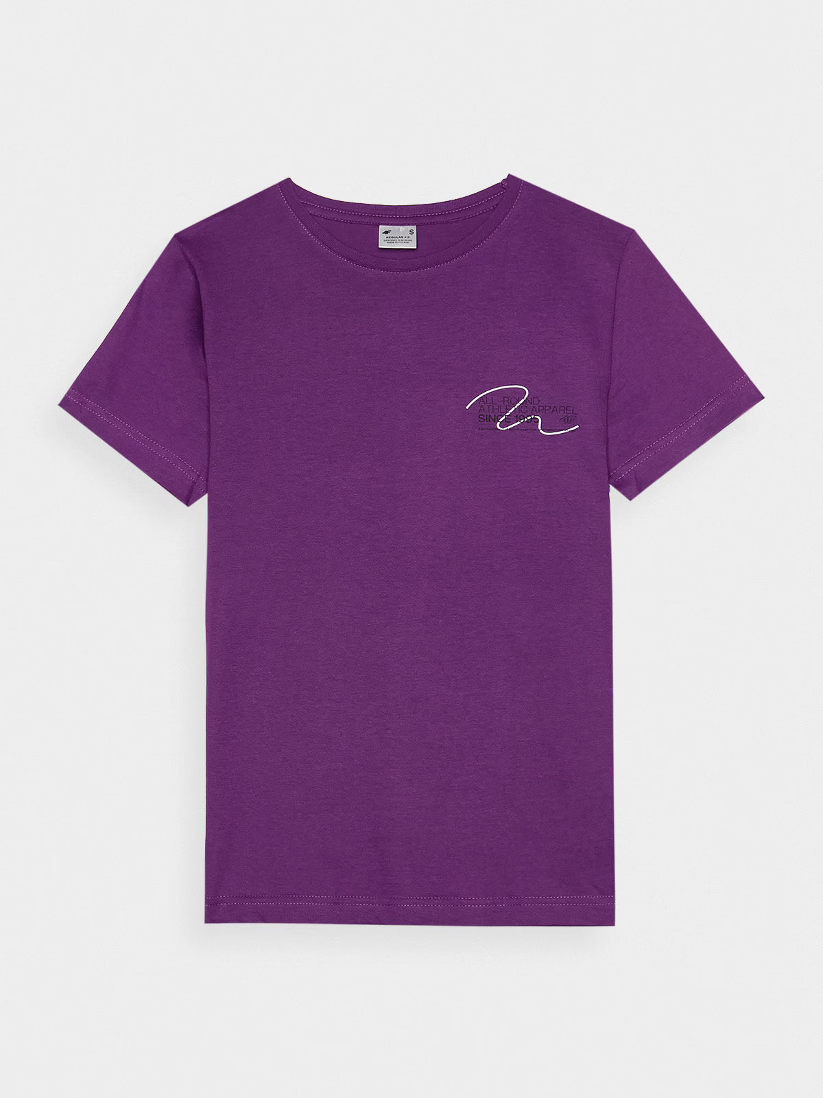 T-shirt slim z nadrukiem damski