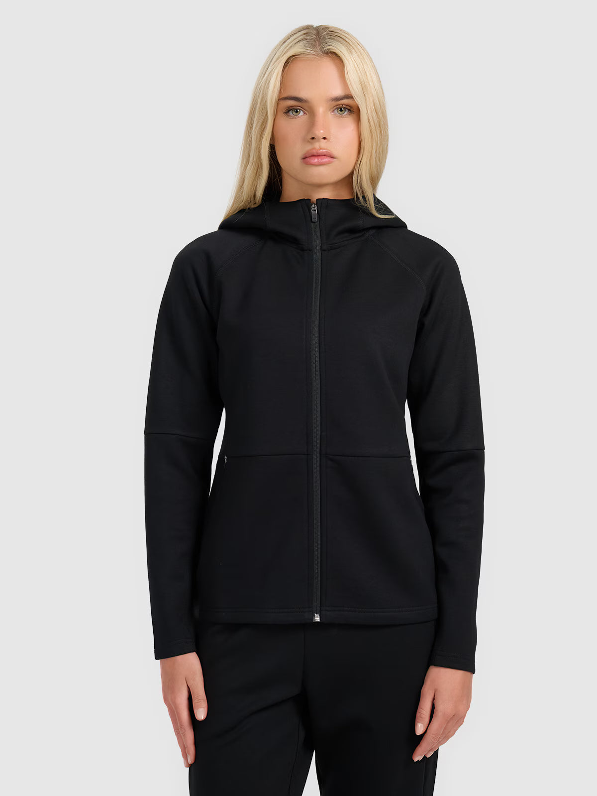 Bluza dresowa rozpinana z kapturem damska