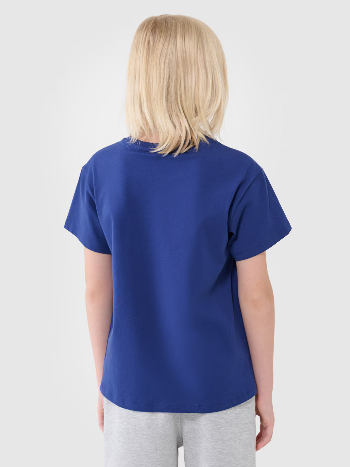 T-shirt oversize gładki chłopięcy