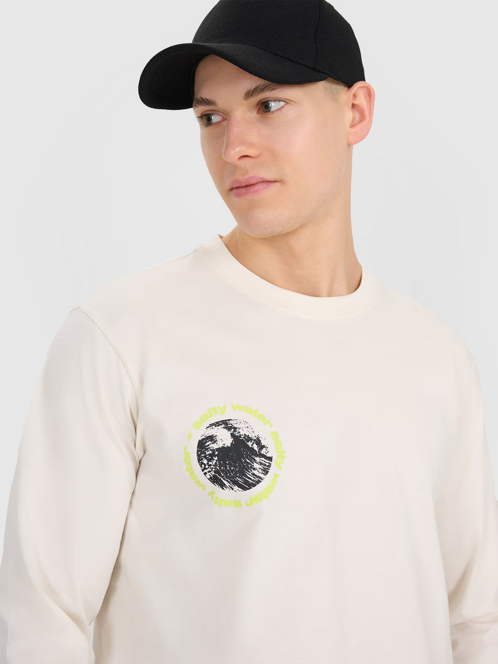 Longsleeve regular z nadrukiem męski
