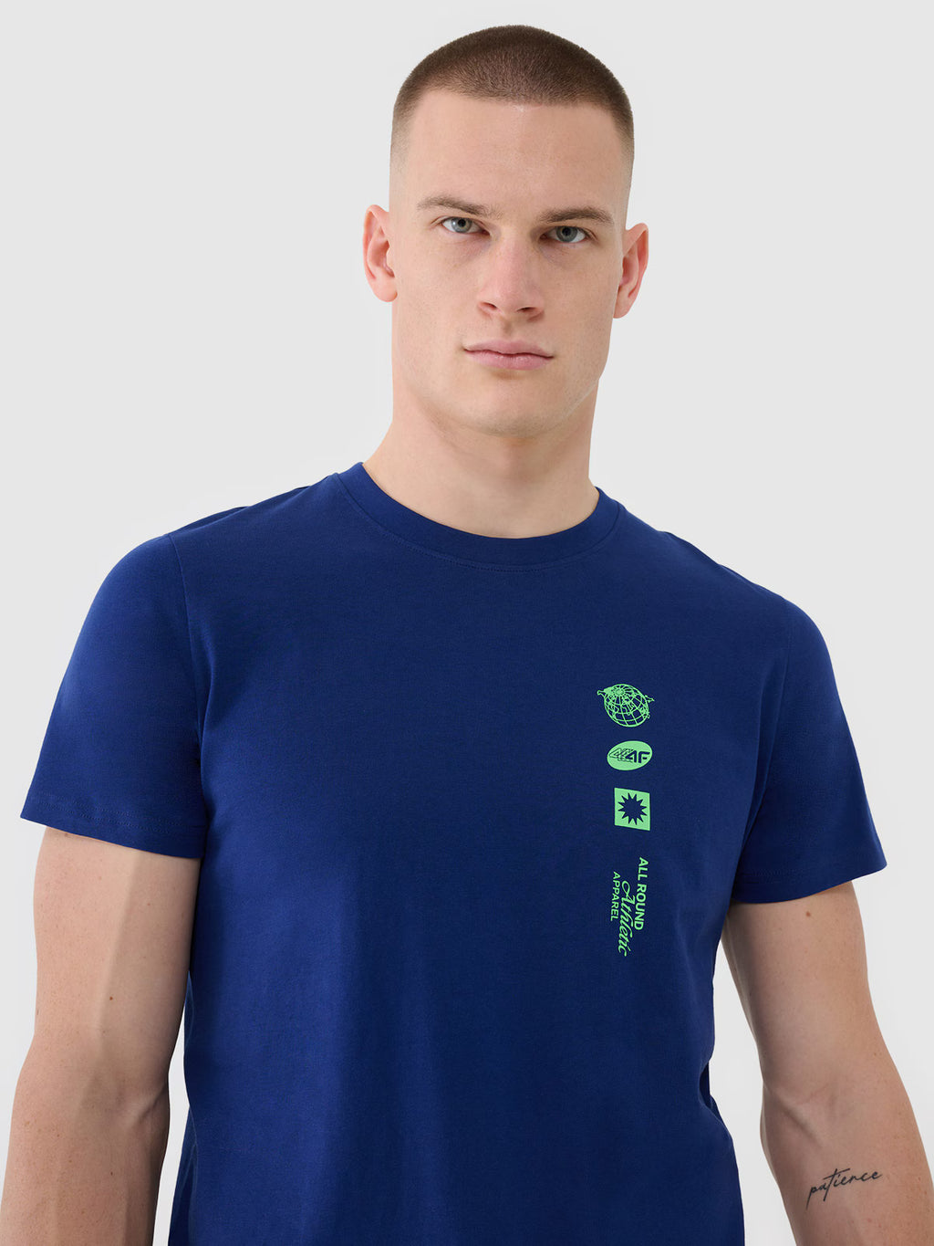 T-shirt regular z nadrukiem męski