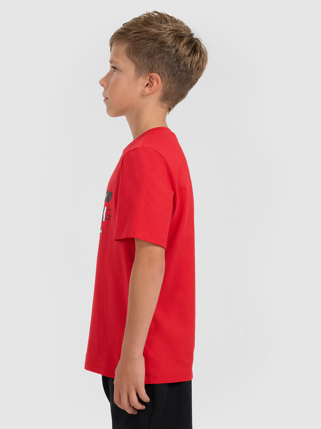 T-shirt regular z nadrukiem świątecznym chłopięcy