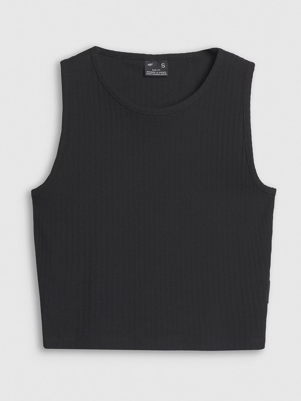 Crop top dzianinowy damski