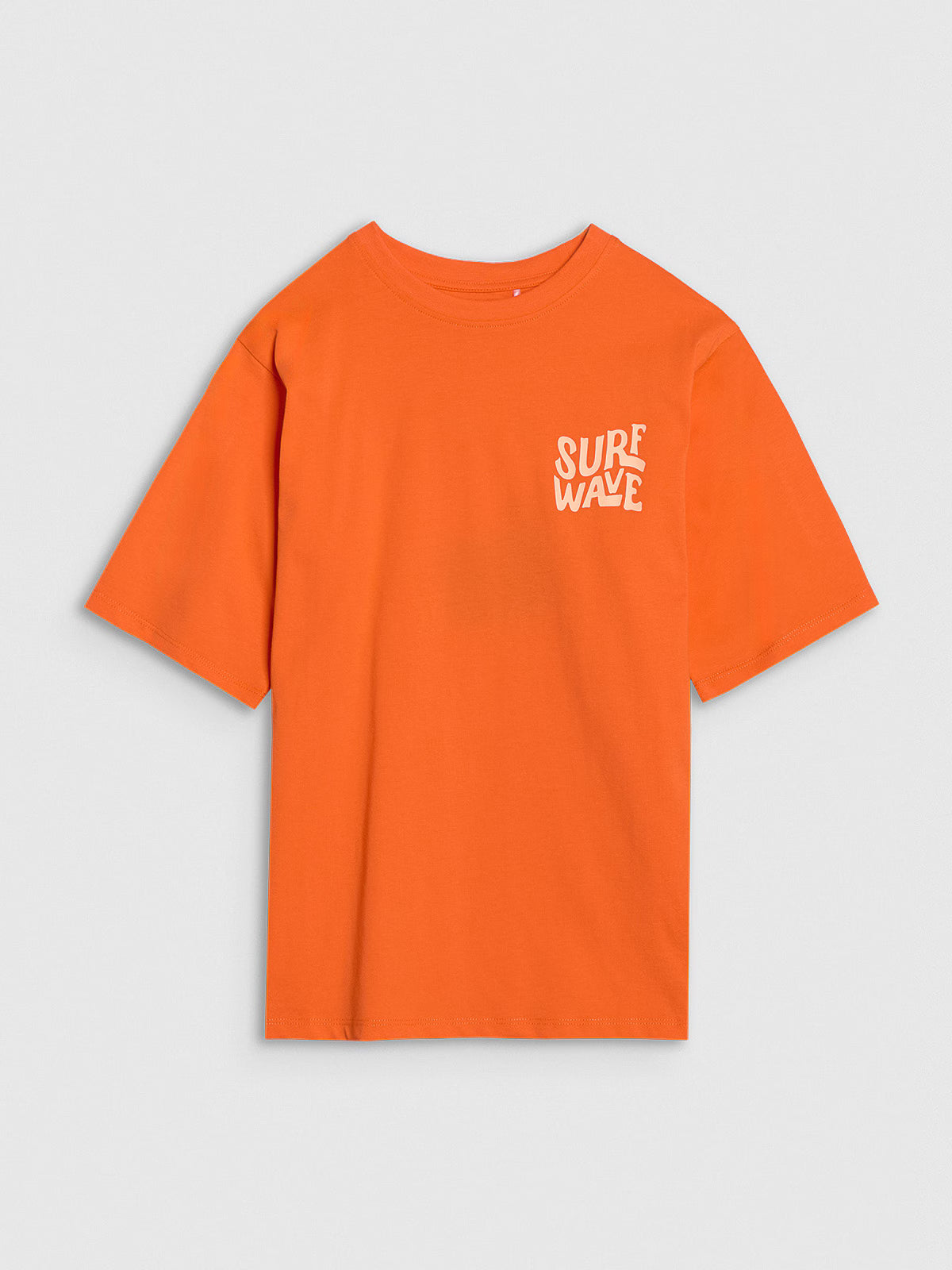 T-shirt oversize z nadrukiem chłopięcy