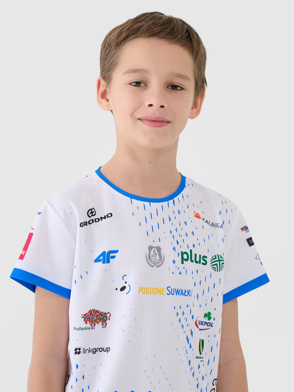 Koszulka meczowa replika domowa z sezonu 2024/2025 dziecięca 4F x Ślepsk Malow Suwałki