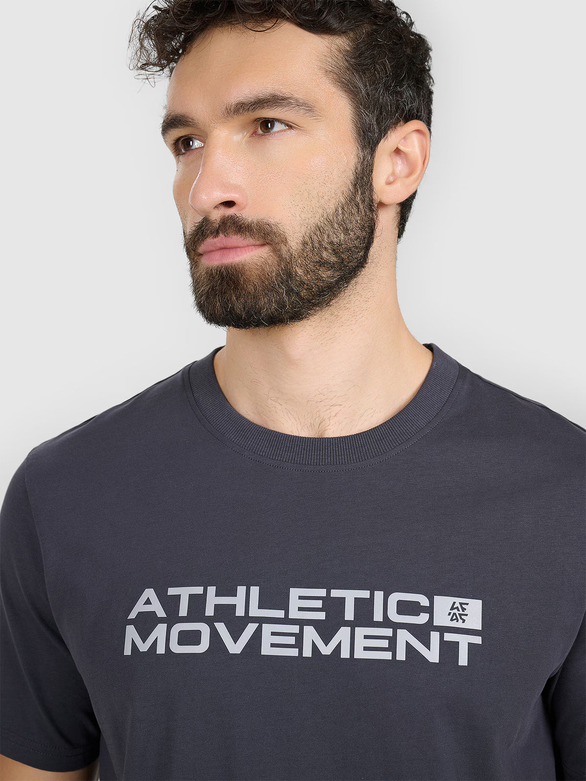T-shirt regular z nadrukiem męski