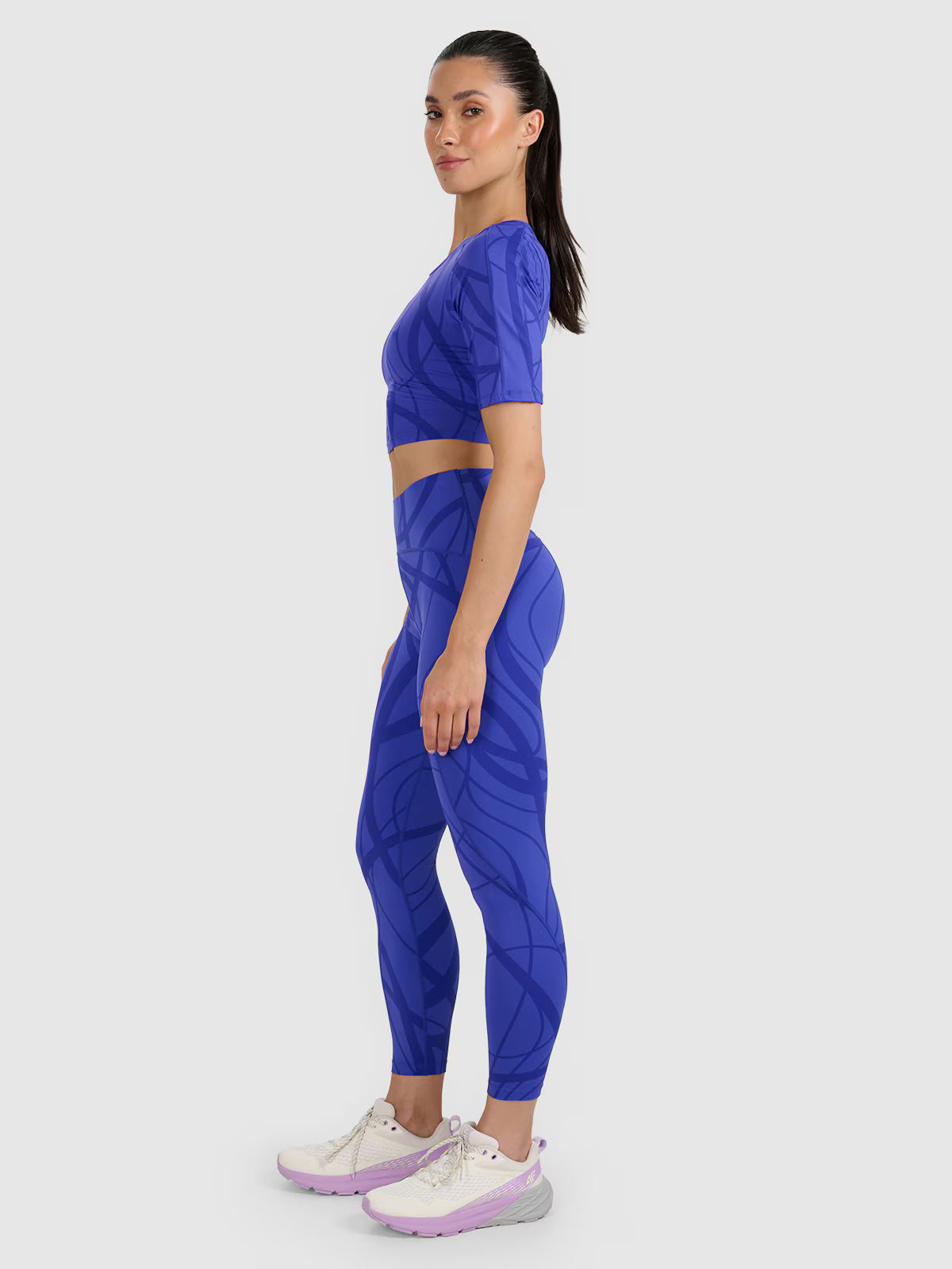 Crop-top treningowy szybkoschnący damski