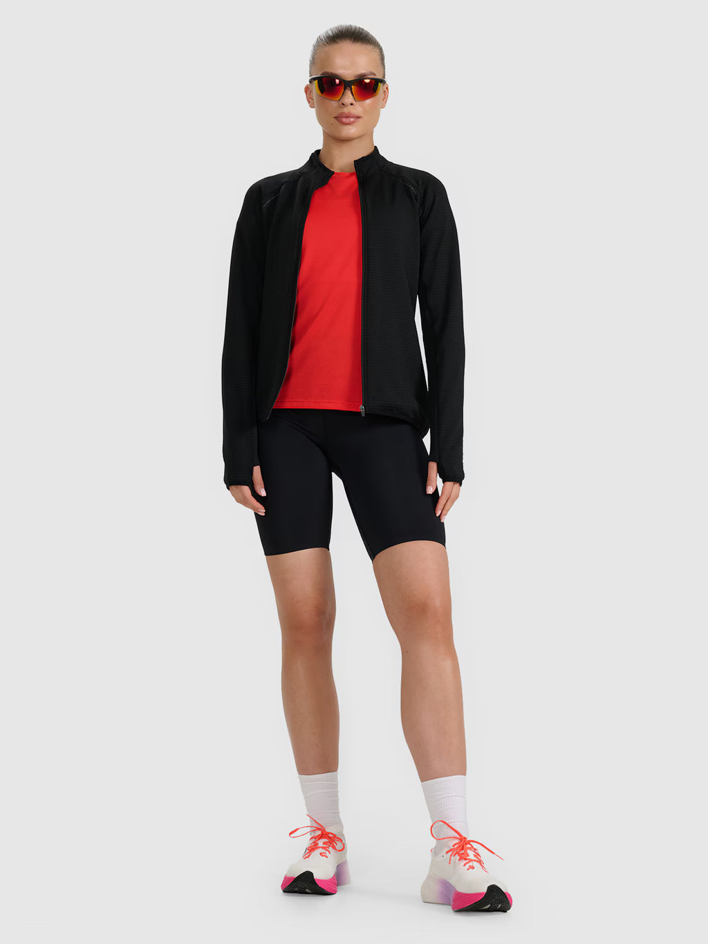 Bluza do biegania regular szybkoschnąca damska