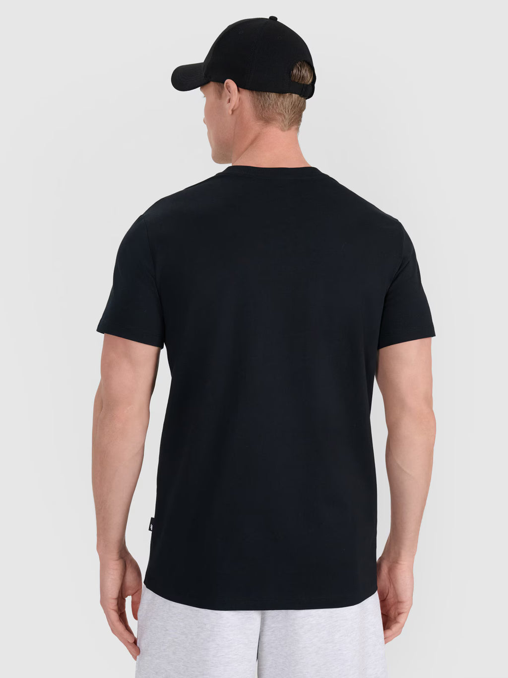 T-shirt regular z nadrukiem męski