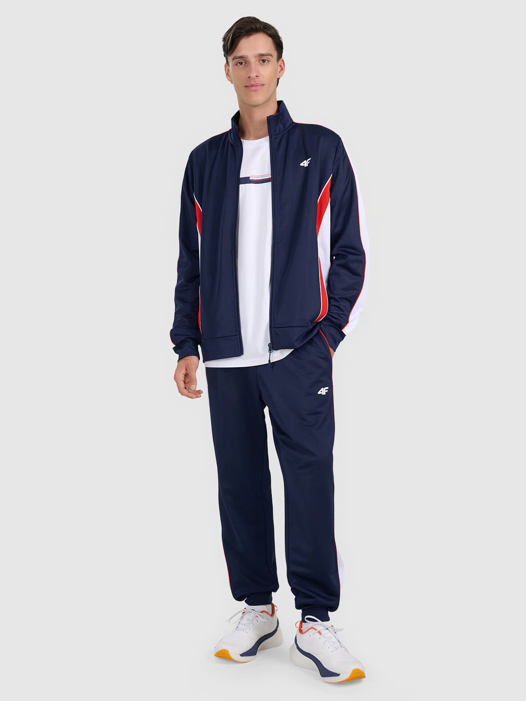 T-shirt oversize z nadrukiem męski