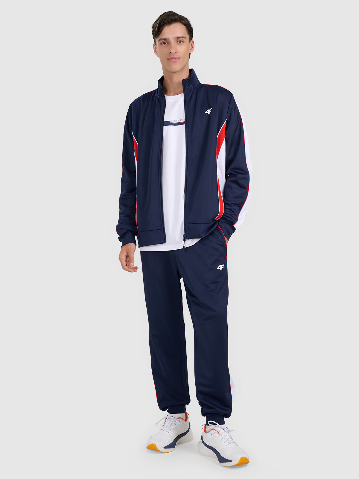T-shirt oversize z nadrukiem męski