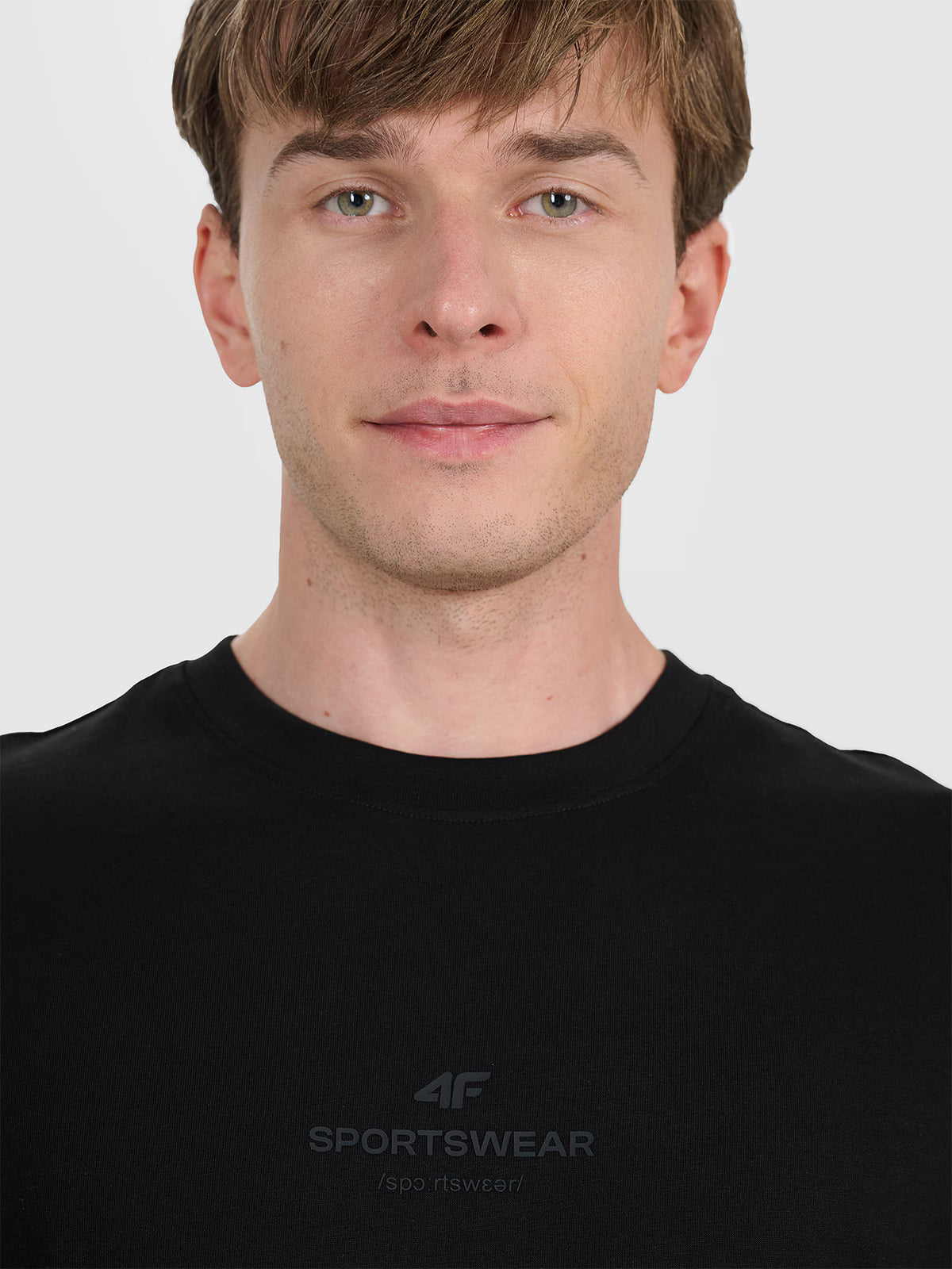T-shirt regular z nadrukiem męski