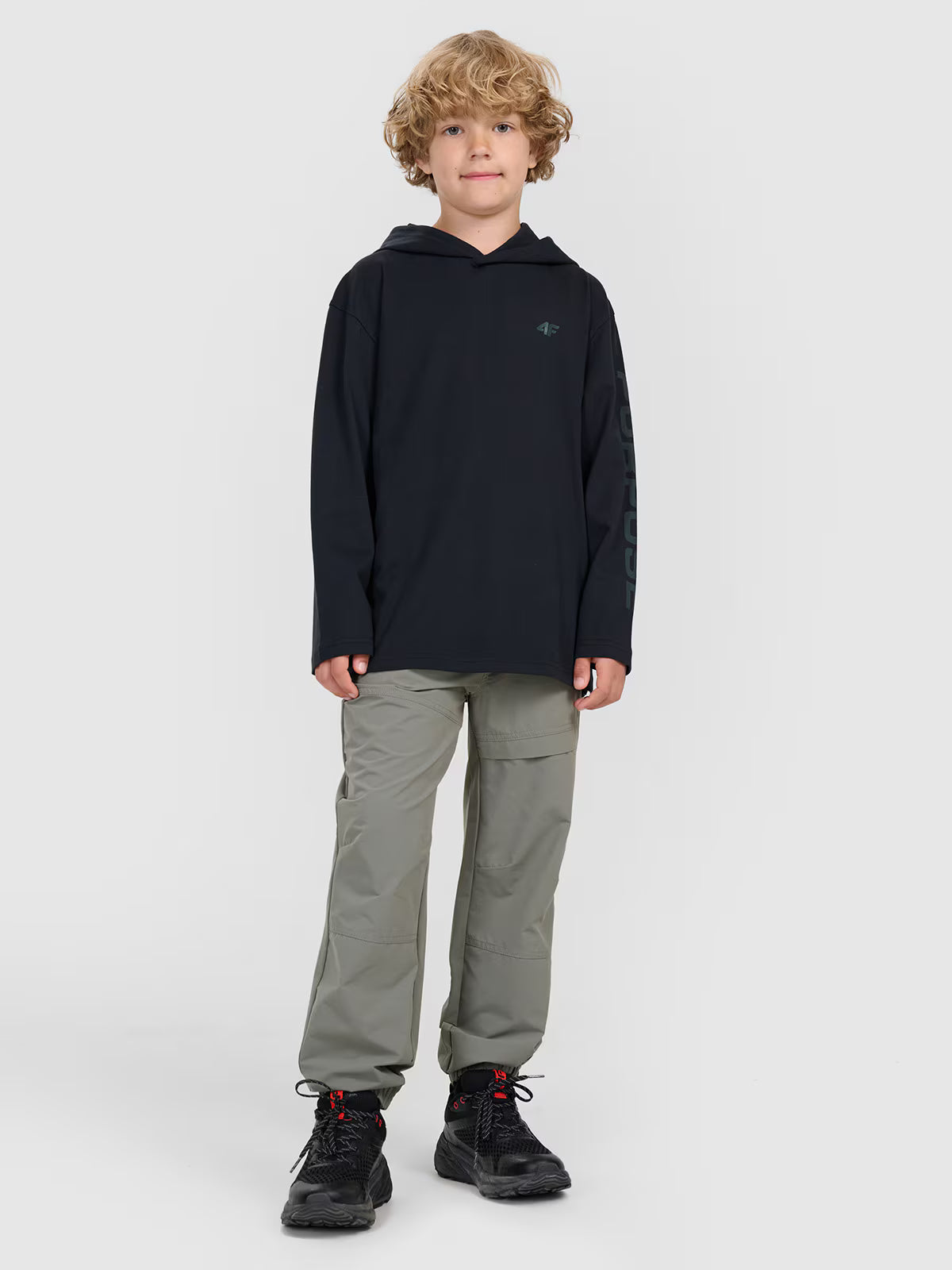 Longsleeve regular z nadrukiem chłopięcy