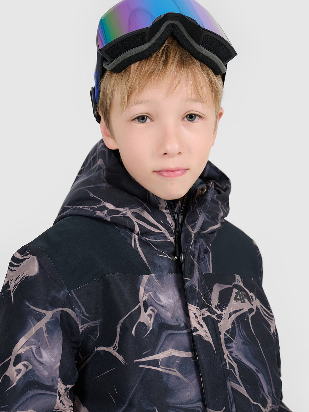 Kurtka snowboardowa membrana 8000 chłopięca