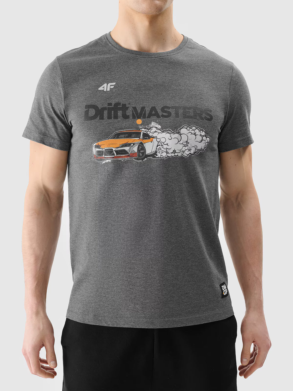 T-shirt regular z nadrukiem uniseks 4F x Drift Masters