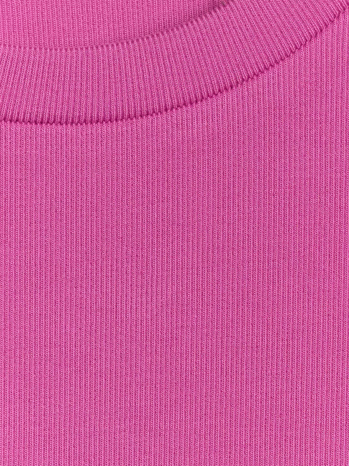 T-shirt z prążkowanej dzianiny z modalem damski