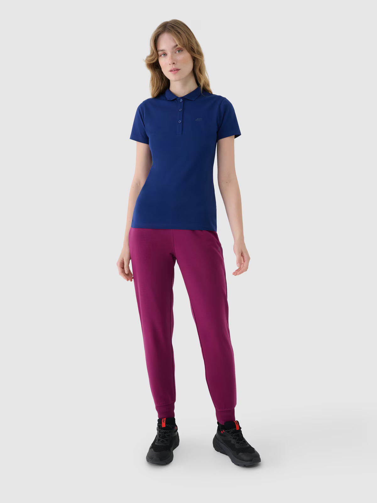 Koszulka polo slim damska