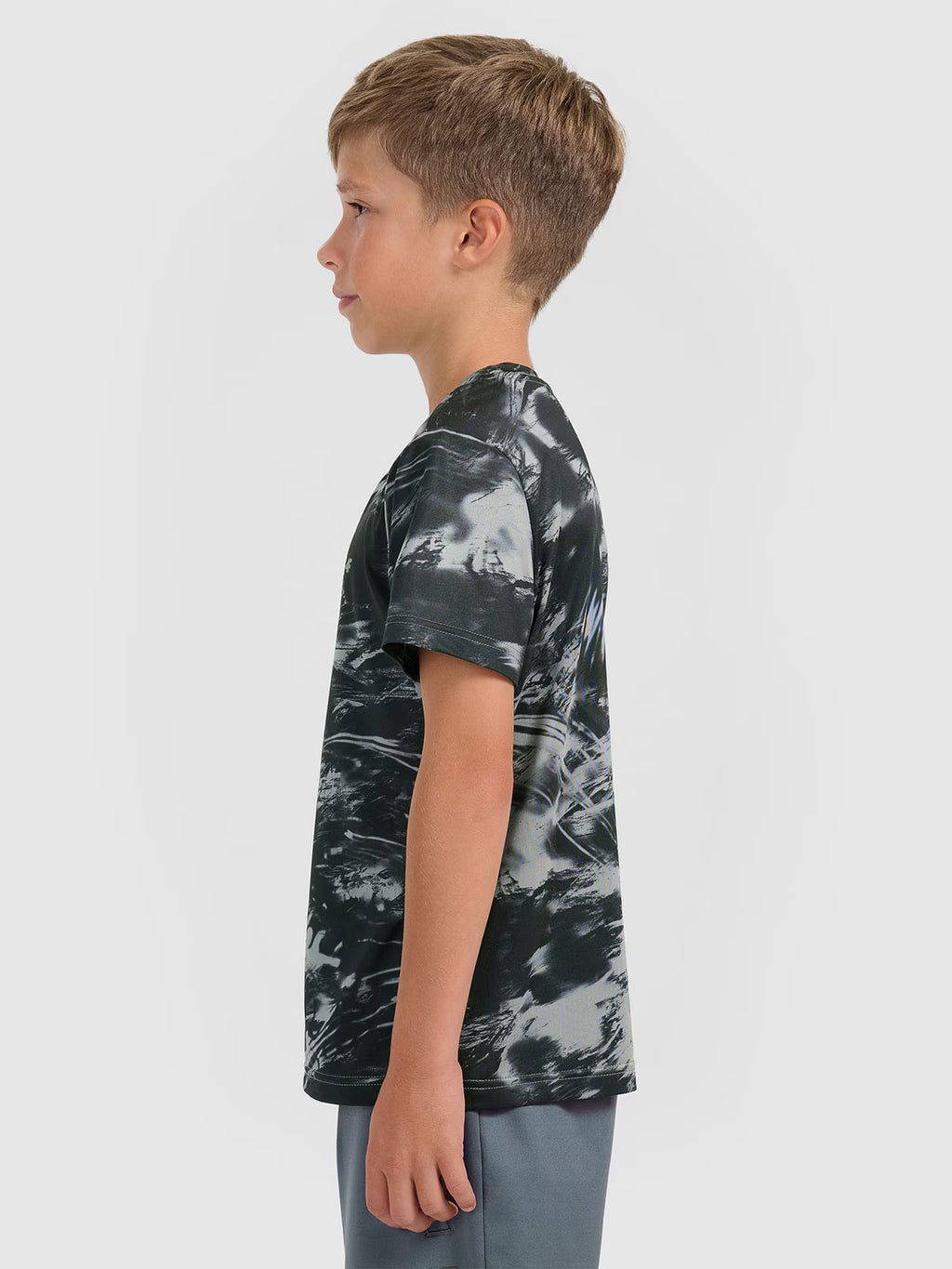 T-shirt sportowy szybkoschnący chłopięcy