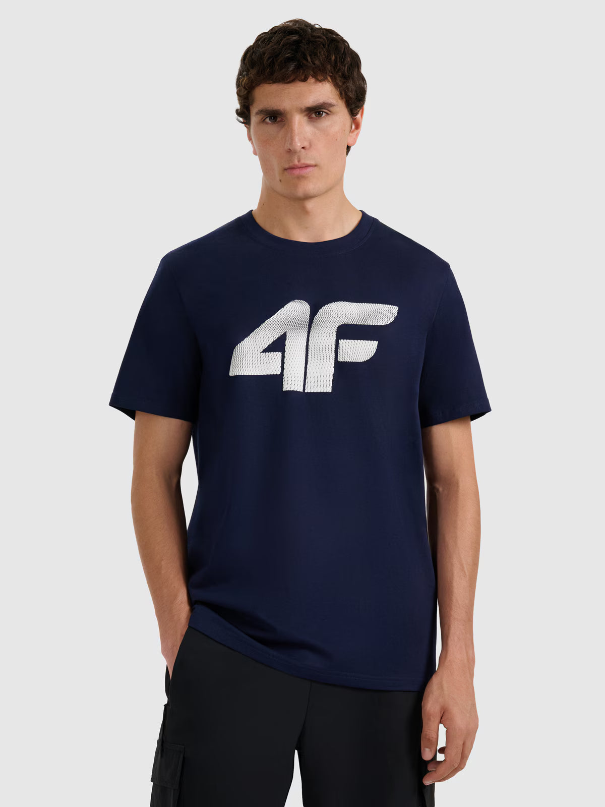 T-shirt regular z nadrukiem męski