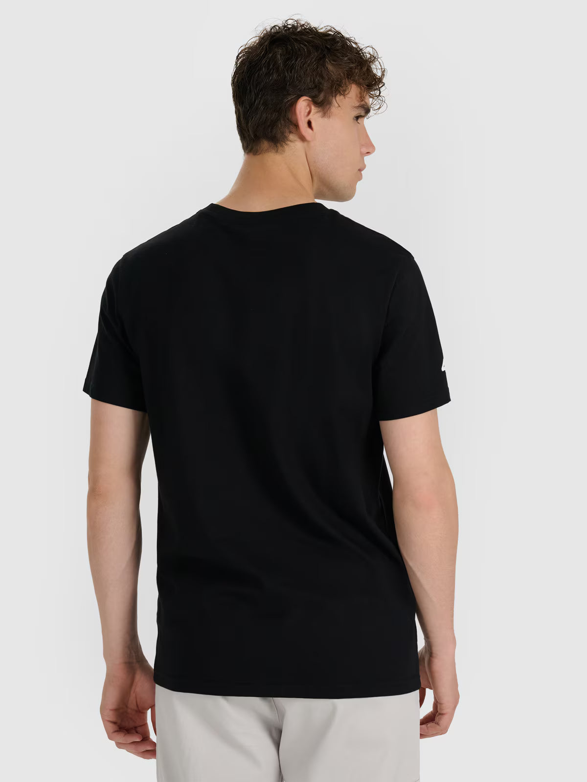 T-shirt regular z nadrukiem męski