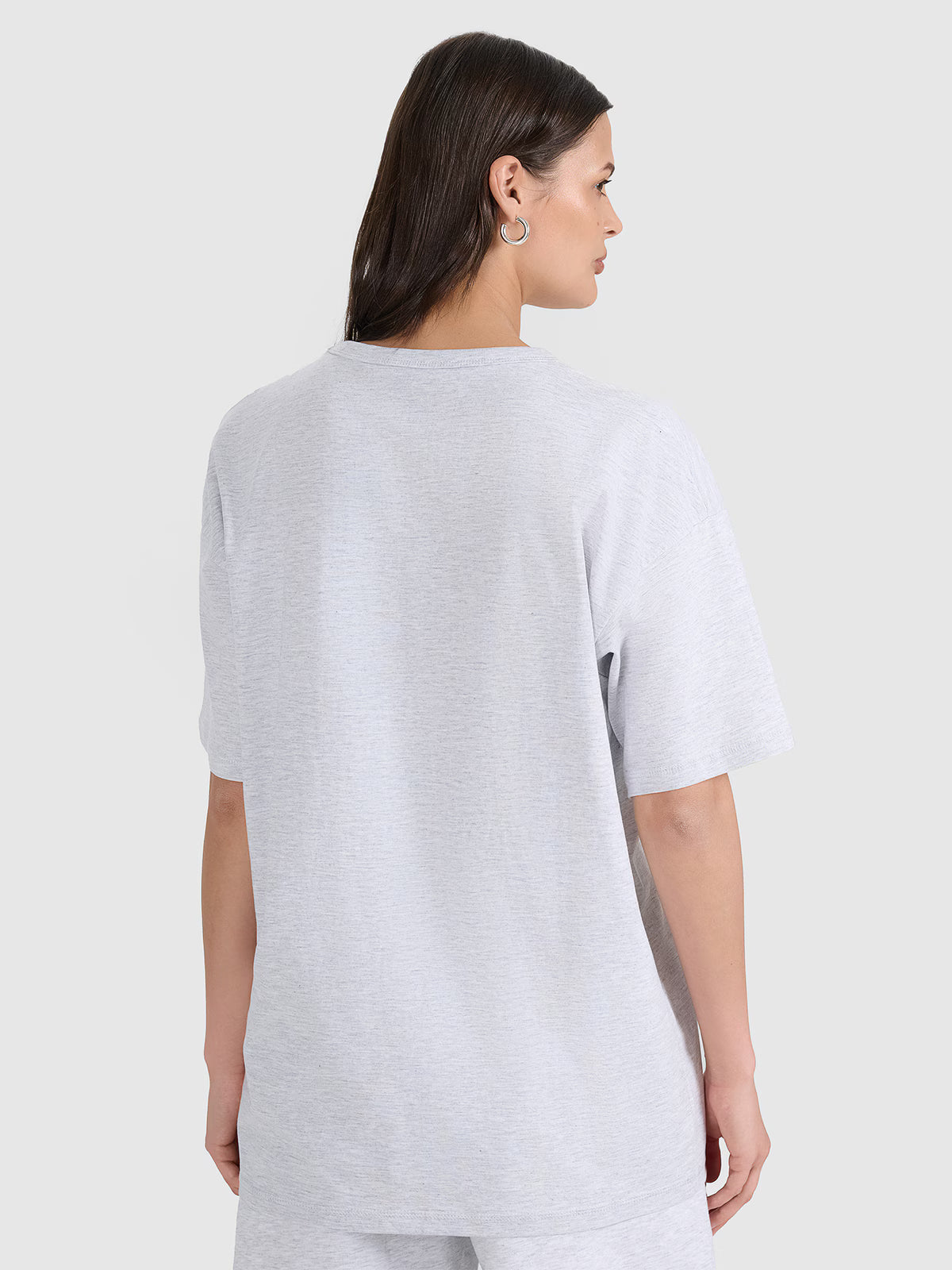 T-shirt oversize gładki uniseks